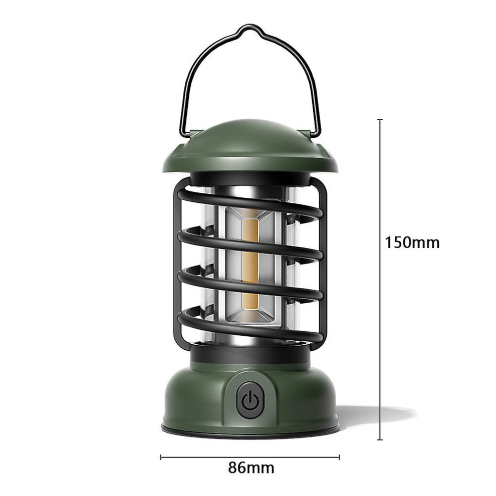 Kikidex (As Show, One Size) Storm Lampretro Portable Camping Gas Lamp Mood Lamp Outdoor Horse Lantern Kerosene-86150Mm Light