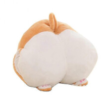 Cute Cartoon Corgi Plush Cushion Soft Stuffed Animal Doll Toy
