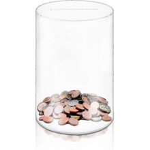 Clear Acrylic Money Box Break To Open Piggy Bank for Lmell Adults Or Kids Smash Money High Quality