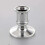 2 Pieces Candle Holder Candlestick Candlestick Base Wedding Decoration - Silver 3