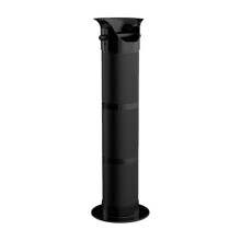 (Black) 2025 Coffee Knock Box Coffee Grounds Bucket Practical Baristas Tool Large Capacity Floor Standing Knock Box for Kitchen Restaurant
