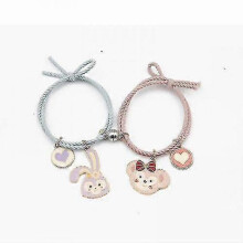 (d) 1 Pair Of Heart Shaped Magnetic Couple Bracelets