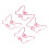 Durable Pink Butterfly Paperclips - Stylish Compact and Multipurpose 4