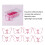 Durable Pink Butterfly Paperclips - Stylish Compact and Multipurpose 8