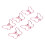 Durable Pink Butterfly Paperclips - Stylish Compact and Multipurpose 6