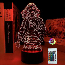Tokyo Revengers Manjiro Sano Anime Figure Baji 3d Lamp for Kids Bedroom Decor Birthday Gift Lamp Manga Tokyo Revengers Led Night Light
