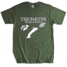 (XS, green) Men Cotton T Shirt Summer Tops The Smiths "the Queen Is Dead" - T-shirt, 1980's Indie, Morrissey Bigger Size Homme Black T-shirt