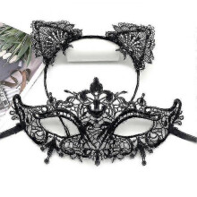 (color 14)2pcs Sexy Lovely Women Fashion Lace Cat Ears Headband Hair Accessories