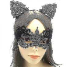 (color 5)2pcs Sexy Lovely Women Fashion Lace Cat Ears Headband Hair Accessories