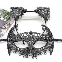 (color 17)2pcs Sexy Lovely Women Fashion Lace Cat Ears Headband Hair Accessories