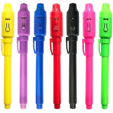 Invisible Ink Pen 7pcs Latest Spy Pen with Uv Light Magic Spy Marker Kid Pens for Secret Birthday Message Party