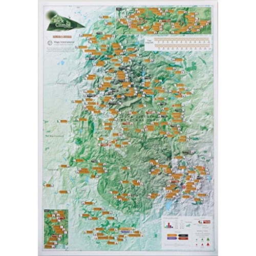 Rock Climbs Peak District Scratch Print Other Book