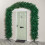 Samuel Alexander 8ft (2.55m) Samuel Alexander Double Door Plain Green Christmas Tree Arch with 2000 Tips 1