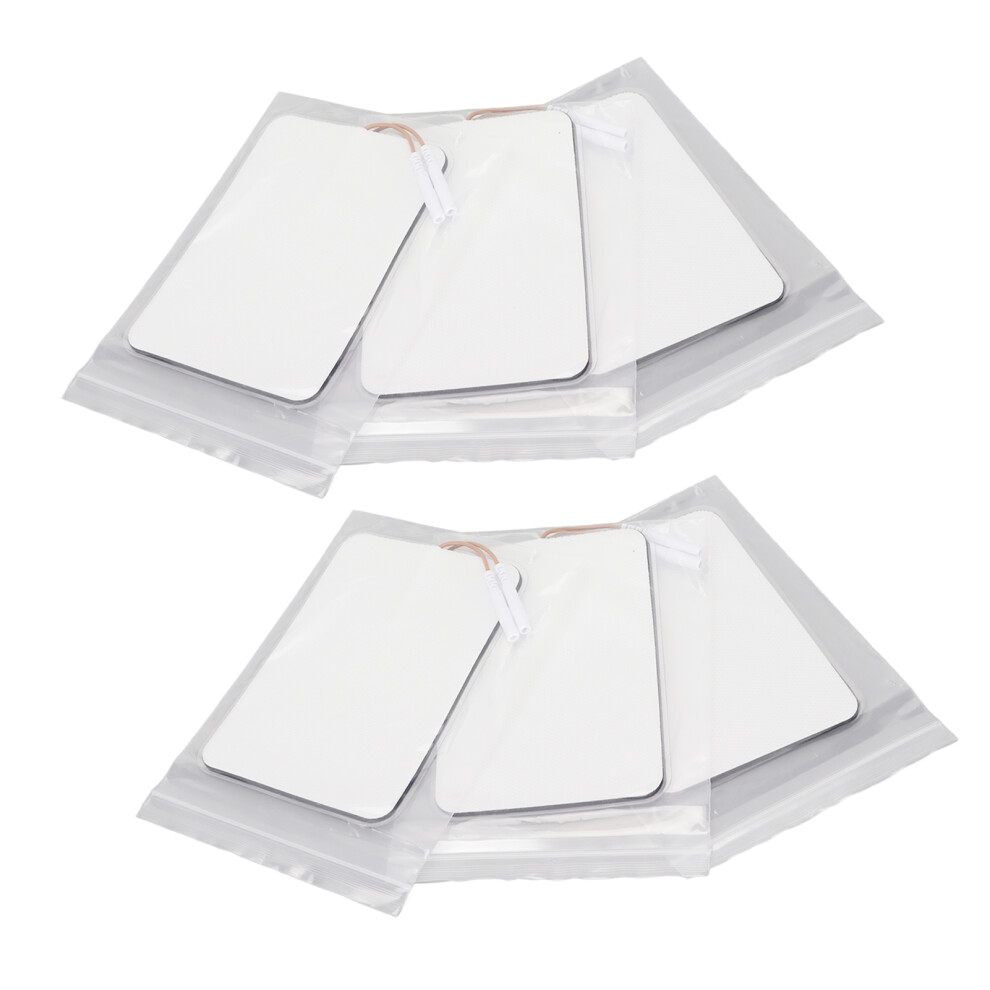 6PCS Self-Stick Electrode Patches 8x12cm for Pectoralis Back Shoulders