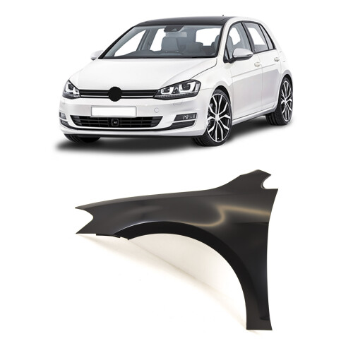 VW Golf Mk7 2013- 2016 Front Wing Primed Passenger Side 1