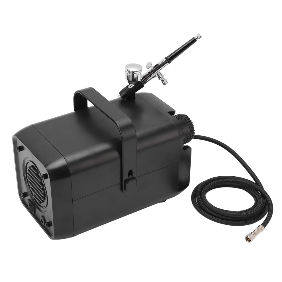 Black Professional Airbrush Kit For Art, Cake & Makeup, 28L/Min