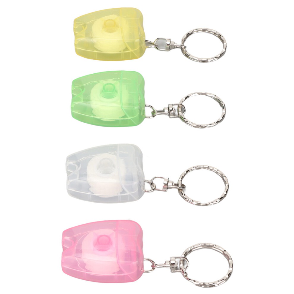 Mini Oral Hygiene Flosser & Teeth Cleaner Keychain Travel Dental Accessories