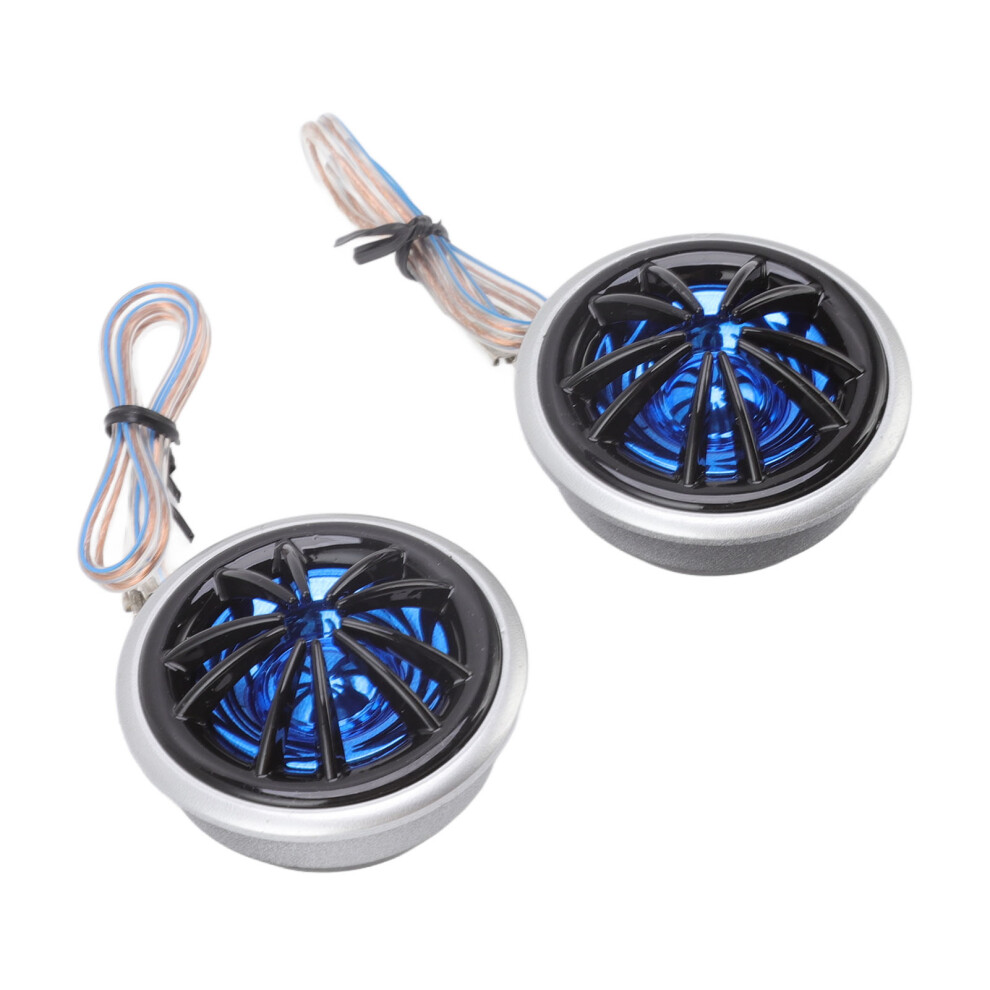 2Pcs 150W Pasteable Dome Tweeters Enhance Car Sound With Clarity Black 9341356859784