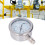 Manometer, Edelstahl, 1/4 Zoll NPT, 11