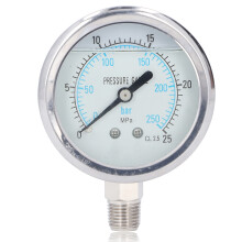 Vakuum-Manometer, klares Zifferblatt,