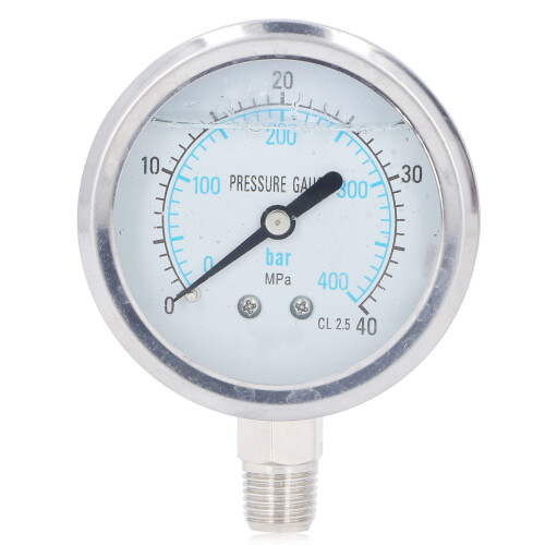 Vakuum-Manometer, klares Zifferblatt,