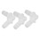 12Pcs Kunststoff Schlauch Barb Fitting Ellenbogen 8