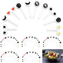 (As show, One size) 60 PCS Fruit Forks, Children's Fruit Fork, Plastic Dessert Forks for Kids and Adults, Toothpicks, Food Grade, Cute Accessories