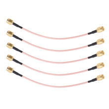 5 Stücke RF Koaxialkabel SMA-J auf SMA-J Audio