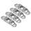 4PCS Edelstahl Pulley Doppel Stick Geräuscharm 6