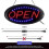(As show, One size) Led Open Sign With Remote, Super Bright Motorized Illuminated Business Sign, Timer Function, 2 Light 4