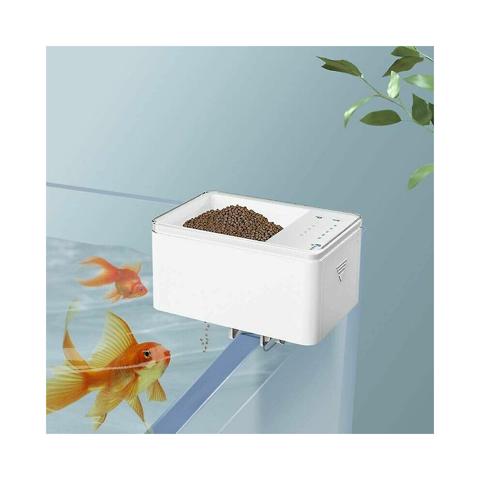 Kikidex (As Show, One Size) Automatic Fish Feeder With Intelligent Digital Timer. 70Ml Automatic Battery Operated Feeder, Ideal For Aquariums And Fish Ponds.