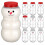 10Pcs Jul Dryckflaskor Festlig Saft Mjölkflaskor Present 9