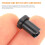 100Pcs Lash Extension Glue Bottle Nozzle Needles Durable Black PP 10