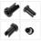 100Pcs Lash Extension Glue Bottle Nozzle Needles Durable Black PP 9