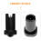 100Pcs Lash Extension Glue Bottle Nozzle Needles Durable Black PP 8