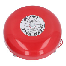Feueralarmglocke, elektrisch, Metall, rund, 15,2