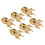 100Pcs RF Koaxialkabel Adapter Weibliche Coax 2