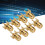 100Pcs RF Koaxialkabel Adapter Weibliche Coax 12