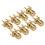 100Pcs RF Koaxialkabel Adapter Weibliche Coax 5