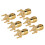 100Pcs RF Koaxialkabel Adapter Weibliche Coax 8