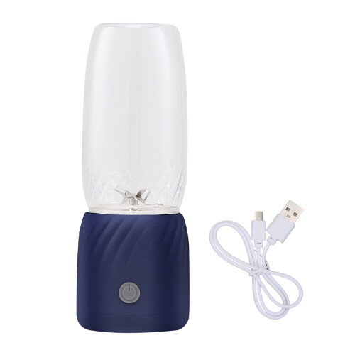 Living And Home Portable Personal Blender with 6-Leaf Stainless Steel Blade