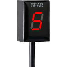 (As show, One size) For Honda Motorcycle Gear Indicator, Waterproof LED Display (Red)