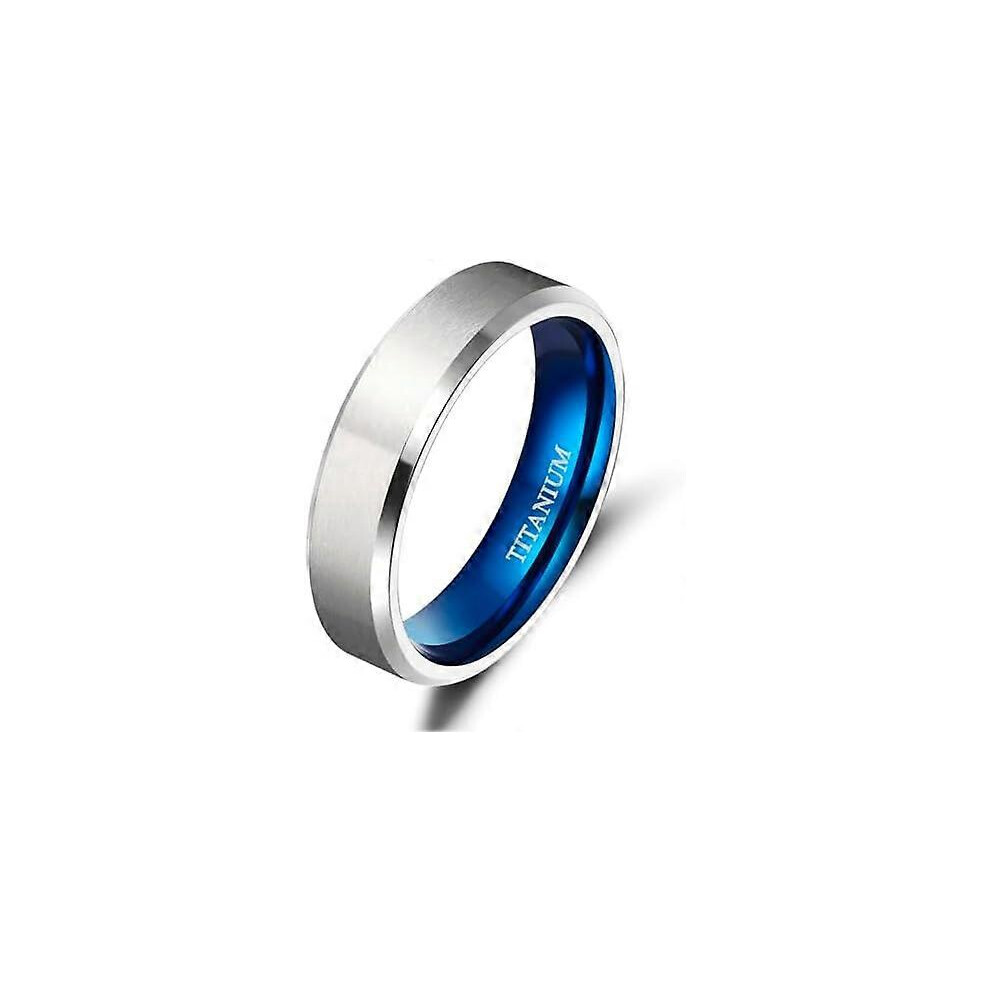 Kikidex (As Show, One Size) Titanium Rings 4Mm 6Mm 8Mm 10Mm Wedding Band In Comfort Fit Matte For Men Women Size 3-15