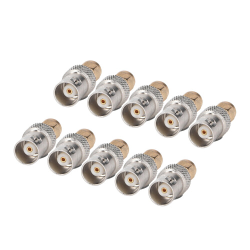 10Pcs RF Koaxialkabel Adapter BNC Buchse auf SMA 2