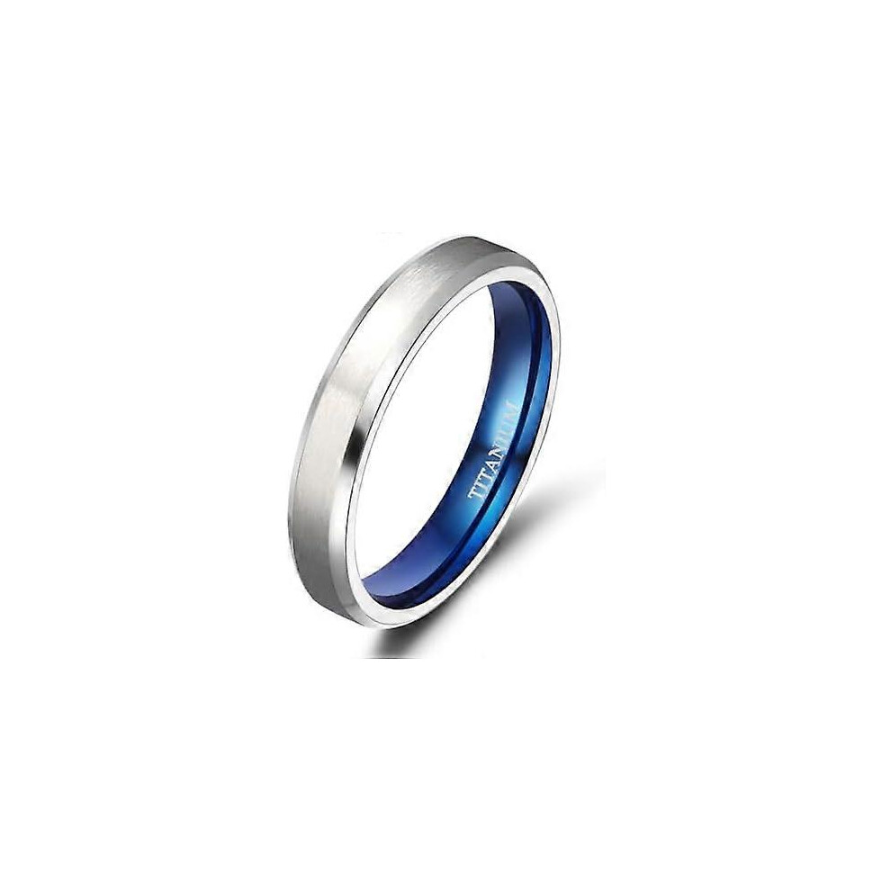 Kikidex (As Show, One Size) Titanium Rings 4Mm 6Mm 8Mm 10Mm Wedding Band In Comfort Fit Matte For Men Women Size 3-15