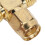 10 Stück SMA-T-Adapter, breite Bandbreite, 15
