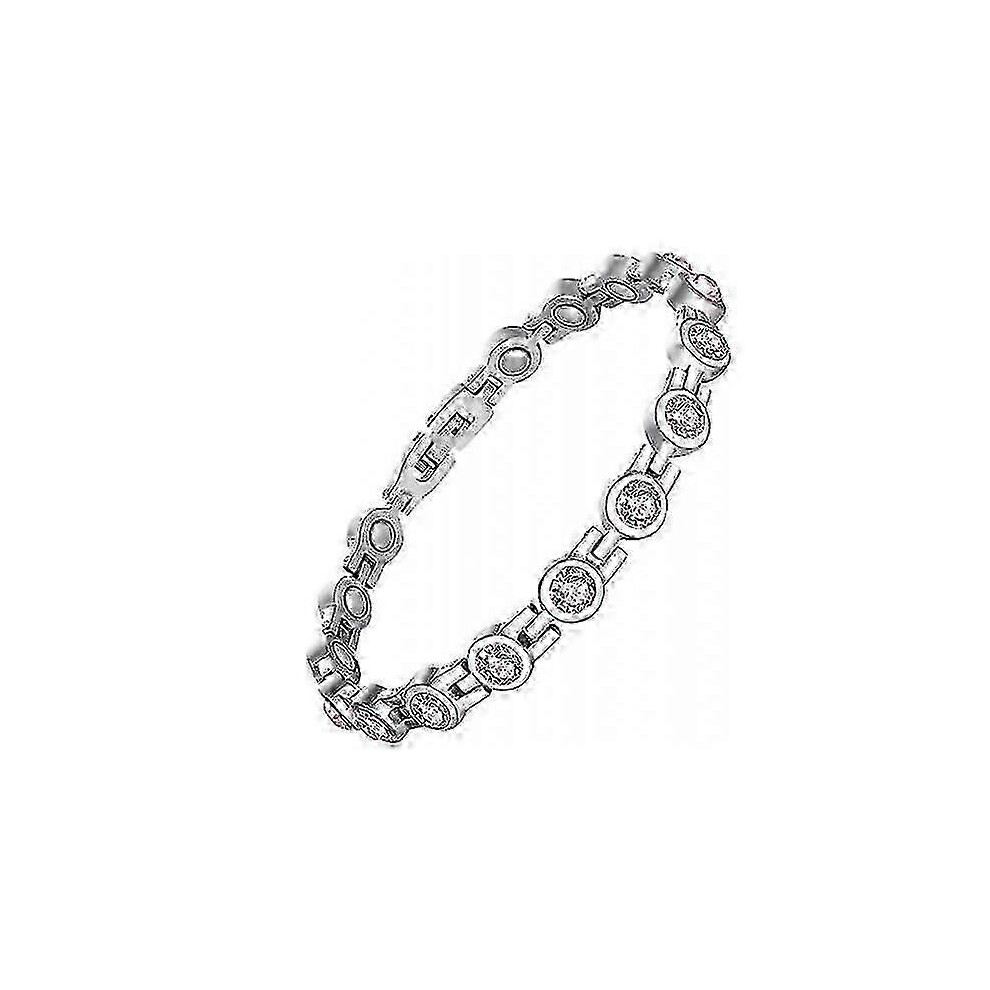 Kikidex (As Show, One Size) Magnetic Bracelet Women, Lymphatic Drainage Therapeutic Magnetic Bracelets Pain Relief Arthritis Adjustable