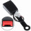 (As show, One size) 2pcs Car Front Seat Belt Lock Buckle Socket Connector Warning 3