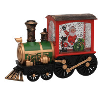 Christmas Luminous Train Ornaments-red green snowman