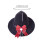 Punk Witch Cap Bowknot Tassels Wizard Hat Halloween-Black 4